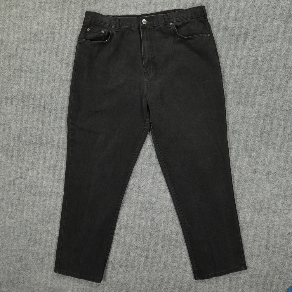 Route 66 Jeans Mens 38x29 Black Regular Fit Straight Leg Denim Dark Wash